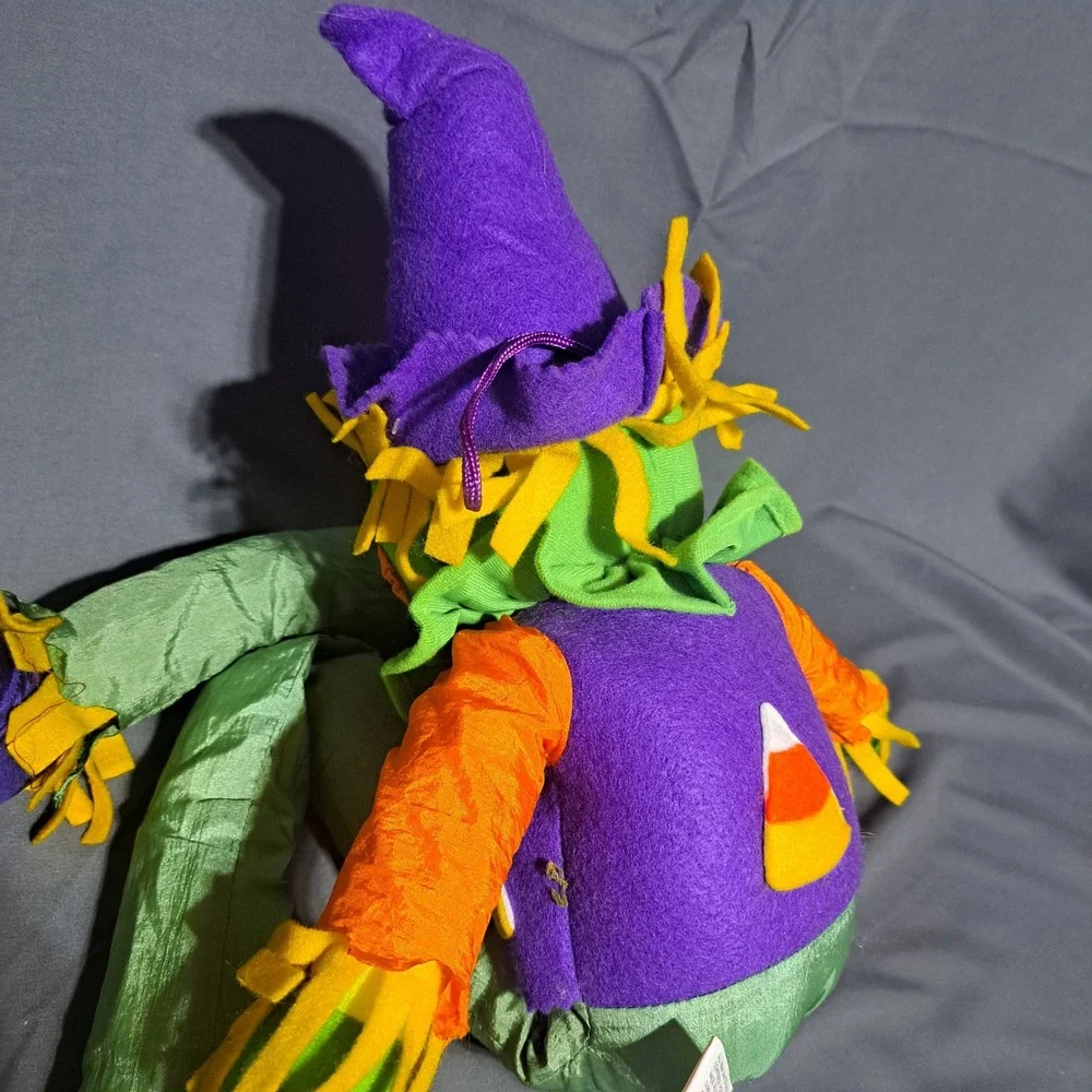 Vintage 1994‎ International Silver Co Halloween Scarecrow Plush Shelf Sitter 31